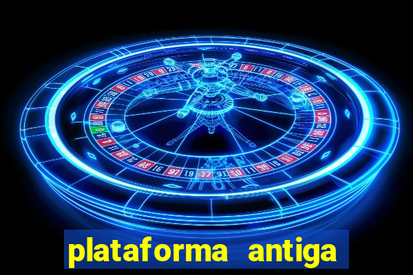 plataforma antiga de jogos